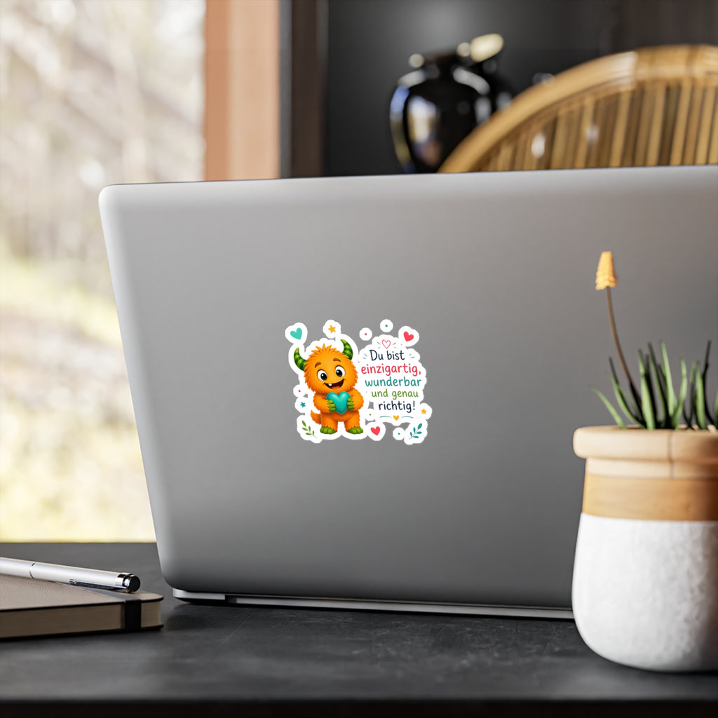 Lalinoo Sticker für Kinder – Wasserfester Vinyl Aufkleber mit liebevollem Motiv