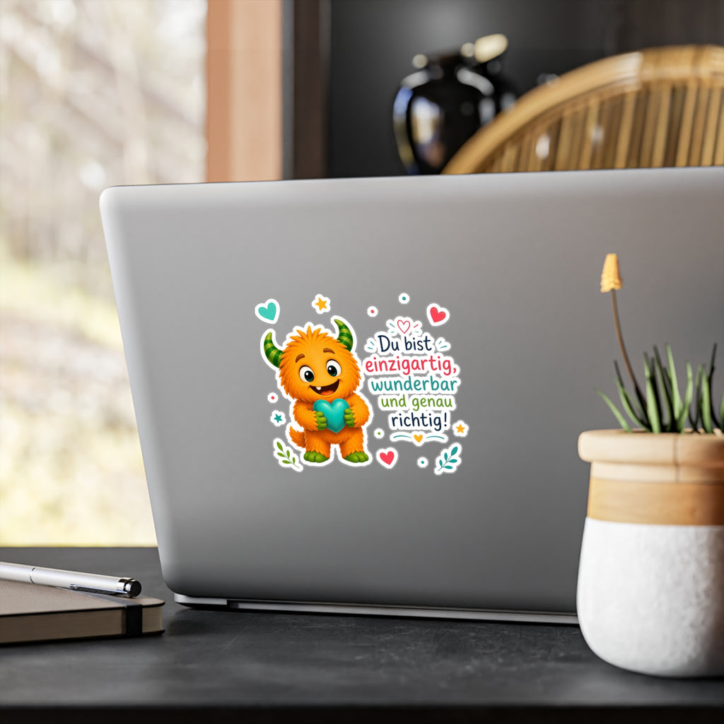Lalinoo Sticker für Kinder – Wasserfester Vinyl Aufkleber mit liebevollem Motiv