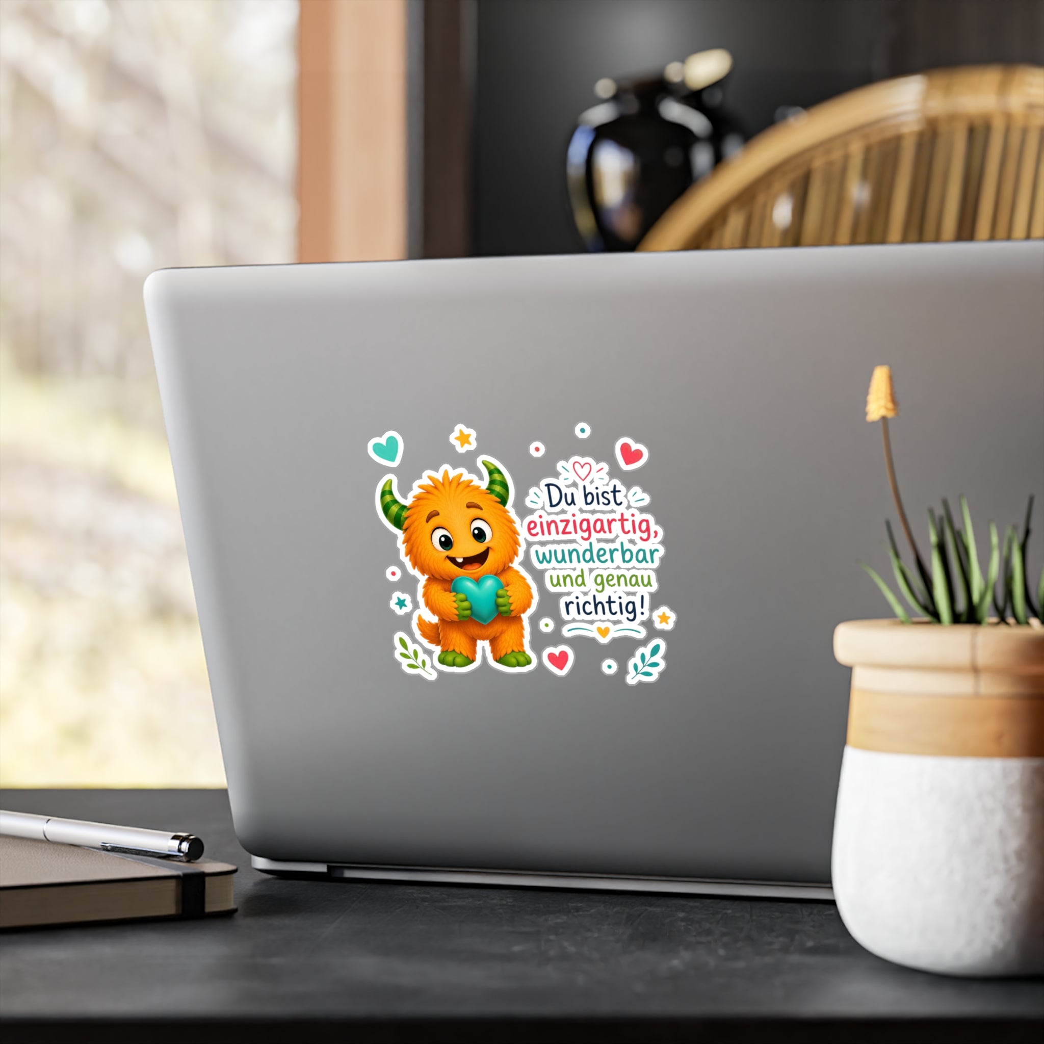 Lalinoo Sticker für Kinder – Wasserfester Vinyl Aufkleber mit liebevollem Motiv