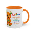 Lalinoo Tasse „Du bist wunderbar“ – Bunte Keramiktasse für Kinder & kleine Mutmacher