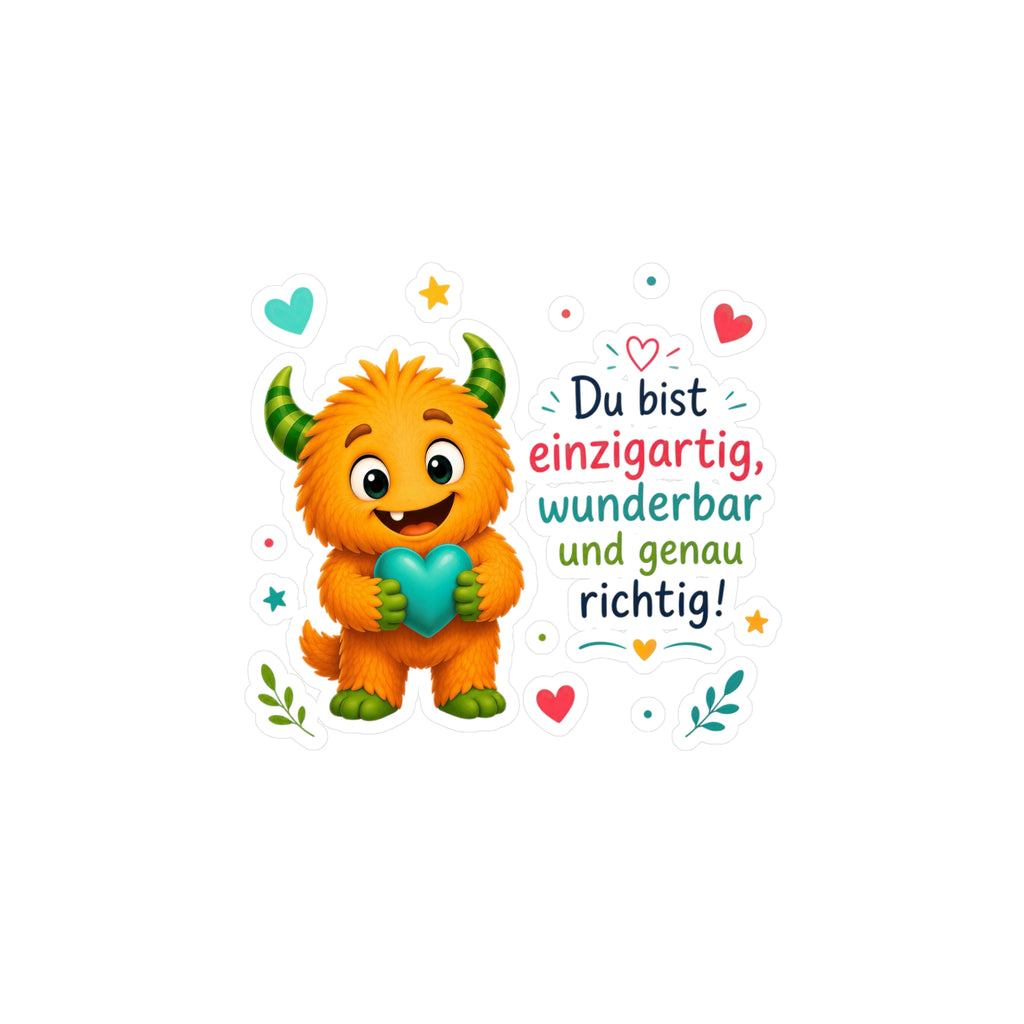 Lalinoo Sticker für Kinder – Wasserfester Vinyl Aufkleber mit liebevollem Motiv