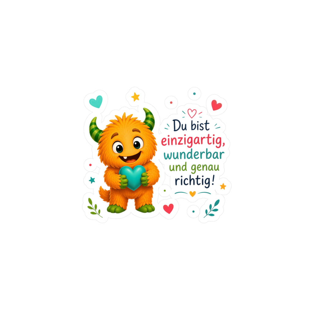 Lalinoo Sticker für Kinder – Wasserfester Vinyl Aufkleber mit liebevollem Motiv
