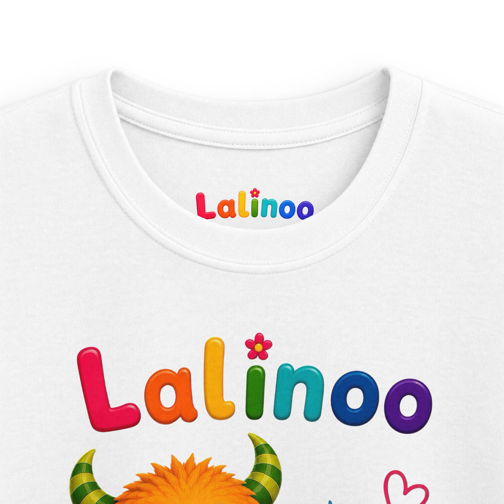 Lalinoo Kinder T-Shirt – Du bist genau richtig 🩵 | Weiches Baumwollshirt für Kinder