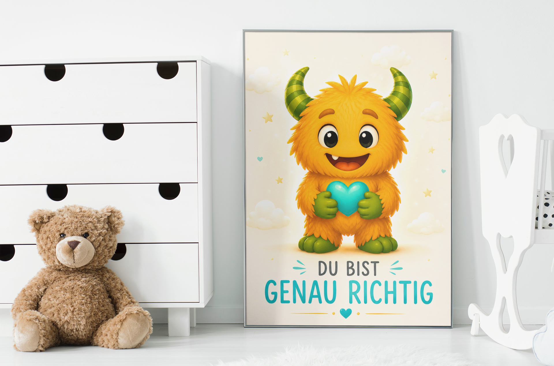 Lalinoo Poster „Du bist genau richtig“