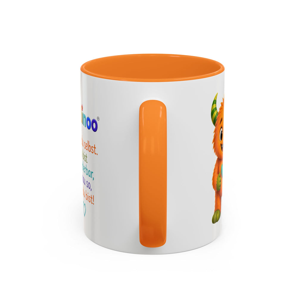 Lalinoo Tasse „Du bist wunderbar“ – Bunte Keramiktasse für Kinder & kleine Mutmacher