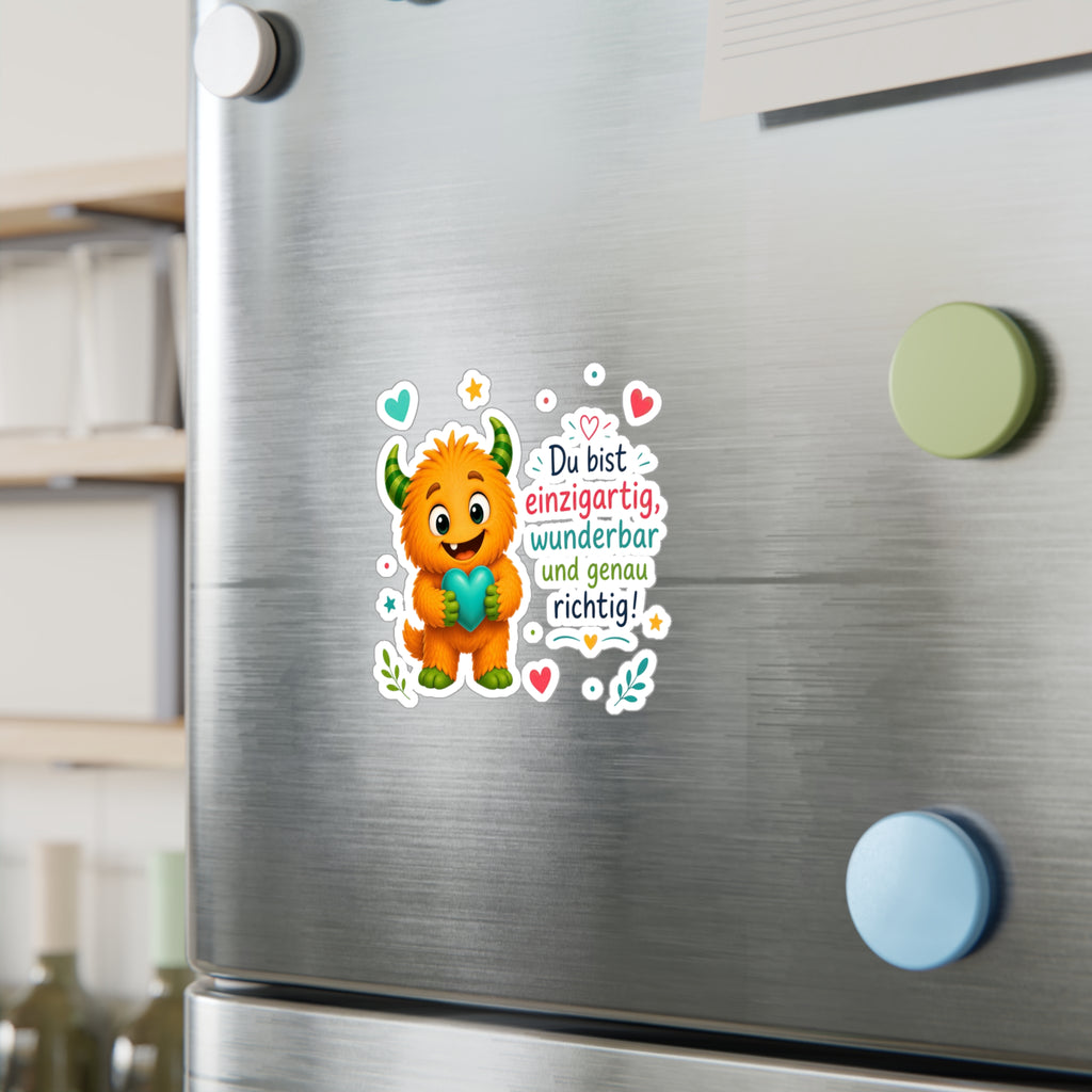 Lalinoo Sticker für Kinder – Wasserfester Vinyl Aufkleber mit liebevollem Motiv