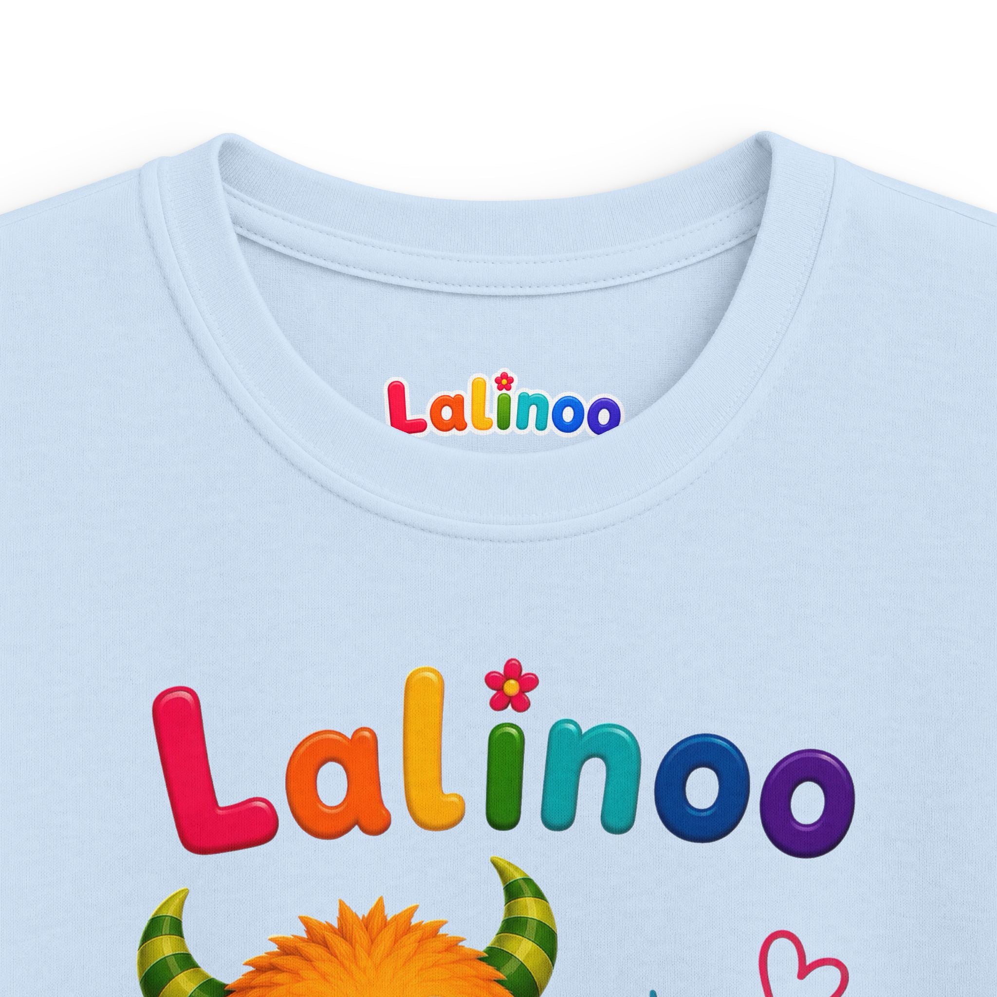 Lalinoo Kinder T-Shirt – Du bist genau richtig 🩵 | Weiches Baumwollshirt für Kinder