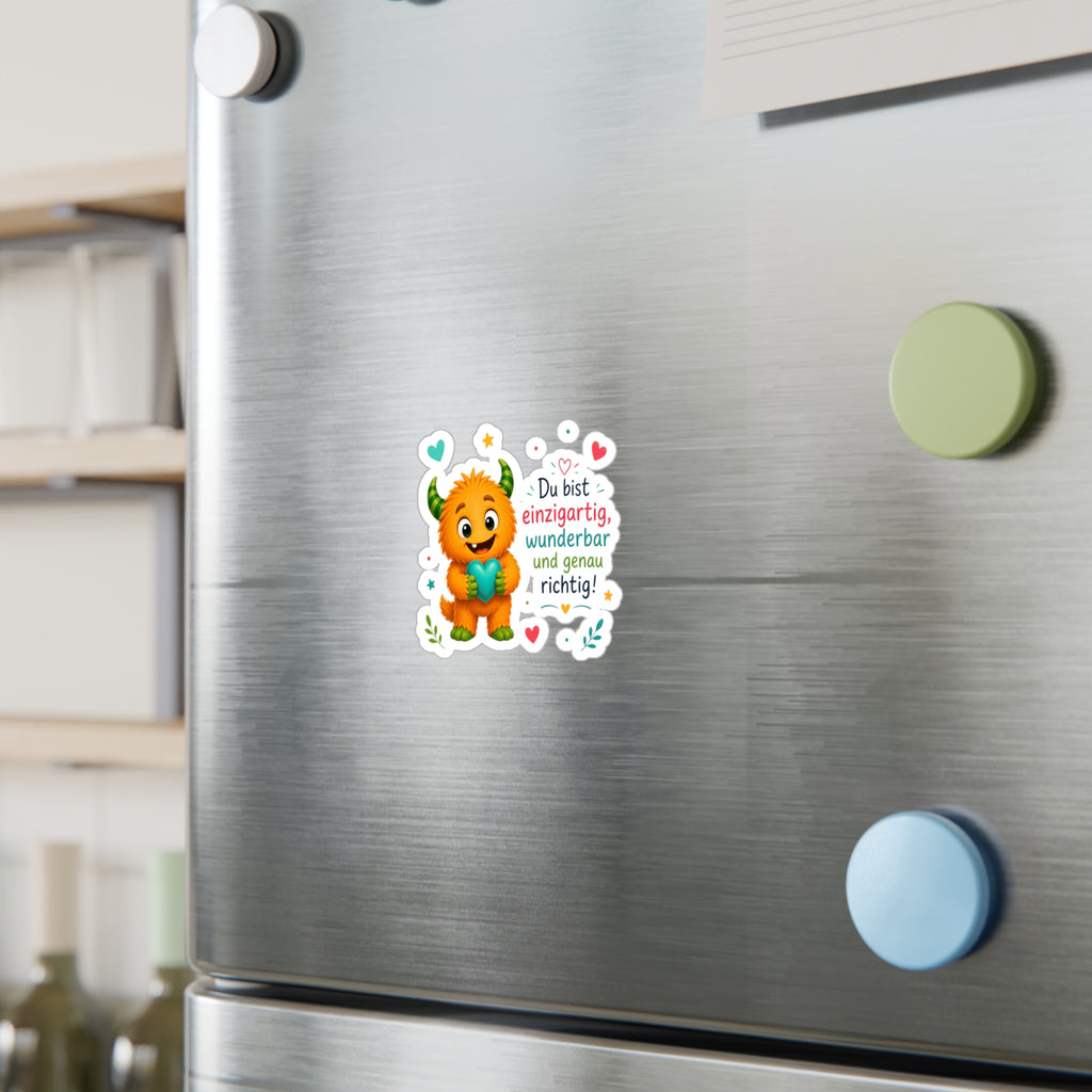 Lalinoo Sticker für Kinder – Wasserfester Vinyl Aufkleber mit liebevollem Motiv