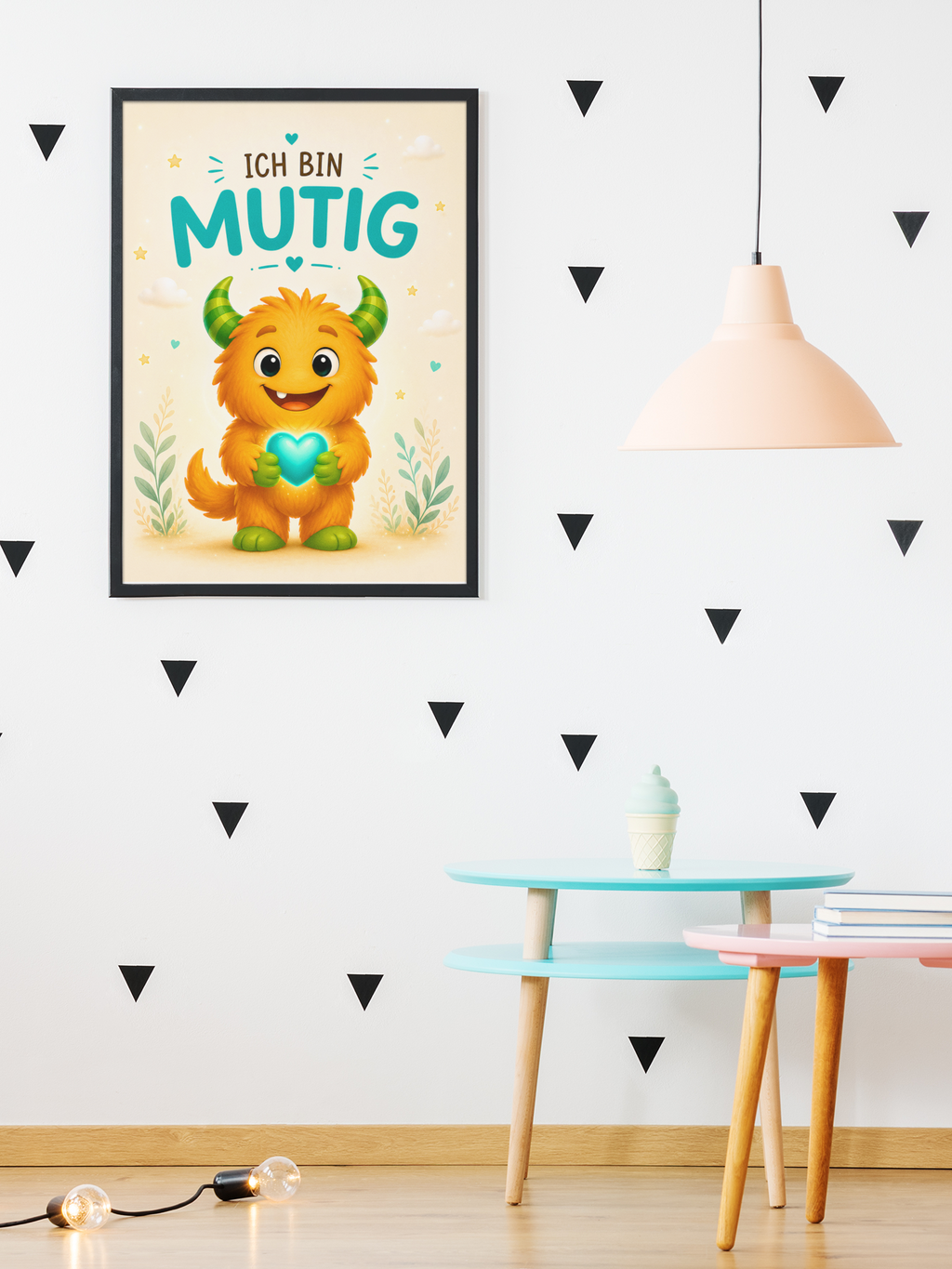 Lalinoo Kinderposter „Ich bin mutig“