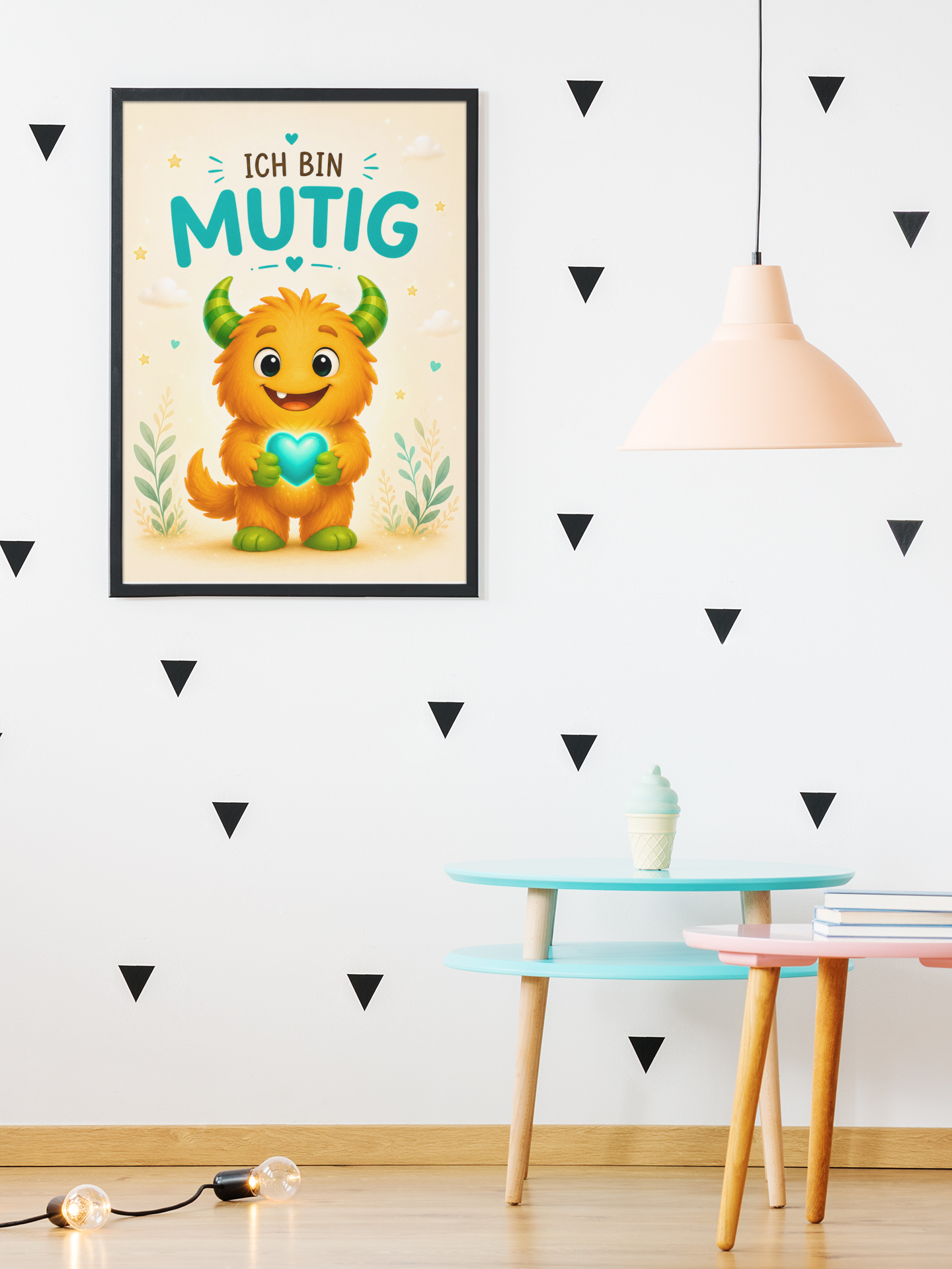 Lalinoo Kinderposter „Ich bin mutig“